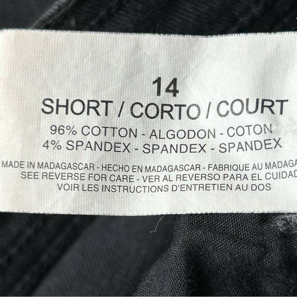 Gloria Vanderbilt Vintage 14 Short Faded Black Pant - Picture 13 of 15